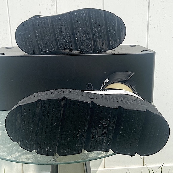 ‘PUMA x FENTY’ Black Ankle Strap Creeper Platform Sneaker - 7 - Picture 3 of 6